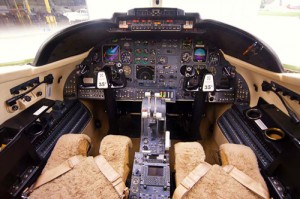 1983 Learjet 35A Control Panel